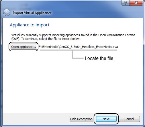 VirtualMachine_openappliance