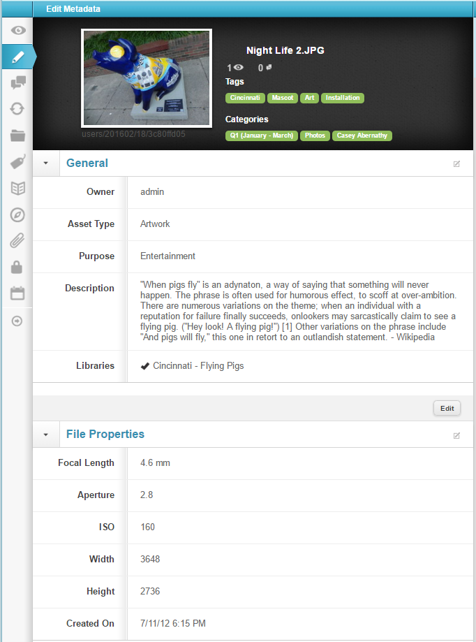 Metadata Best Practices - Automated File Properties